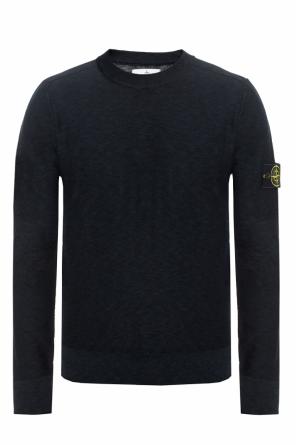 Sweatshirt with a logo application, zdjęcie 1 Sweatshirt with a logo application od Stone Island